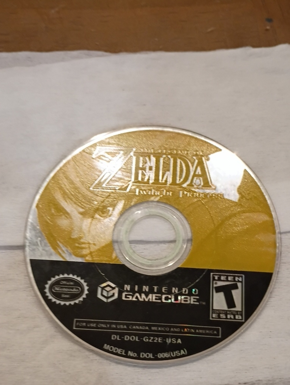 The Legend of Zelda: Twilight Princess - Gold Disc
